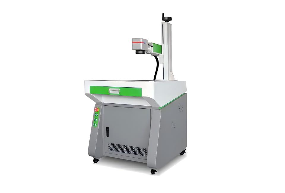 AKTEK  Table Fiber Laser Marking Machine Silver Gold Metal Marker