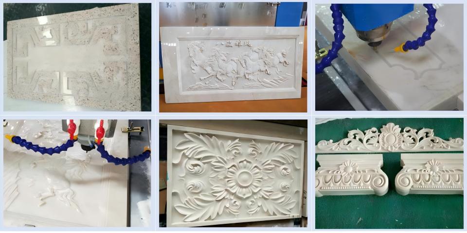 1325 1530 Double Heads Stone Marble Engraving Carving  CNC Router