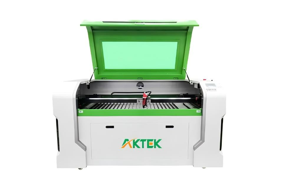 AKTEK 1390 1410 1610 Wood Acrylic MDF CO2 Laser Engraving Cutting Machine