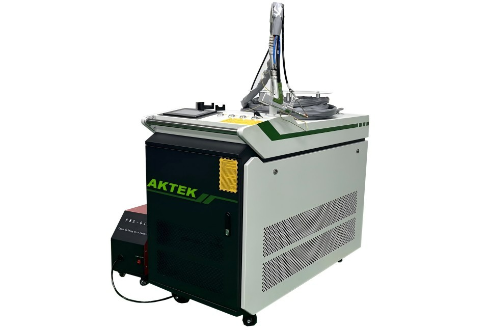 AKTEK 3 IN 1 Fiber Laser Cleaning Welding Cutting Machine 