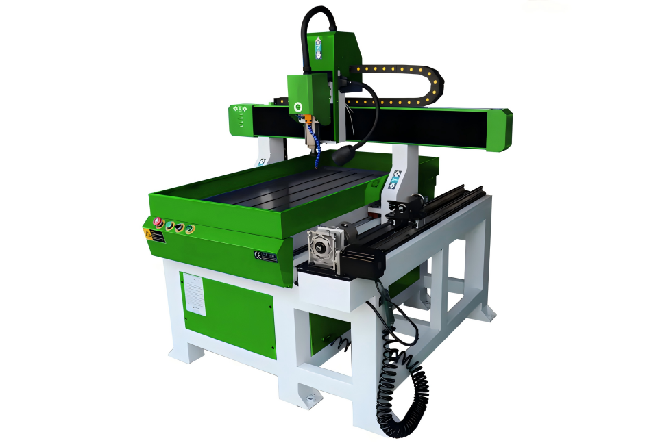 6090 4Axis Acrylic Wood Plastic Engraving Cutting Advertisement CNC Router With Rotary Axis